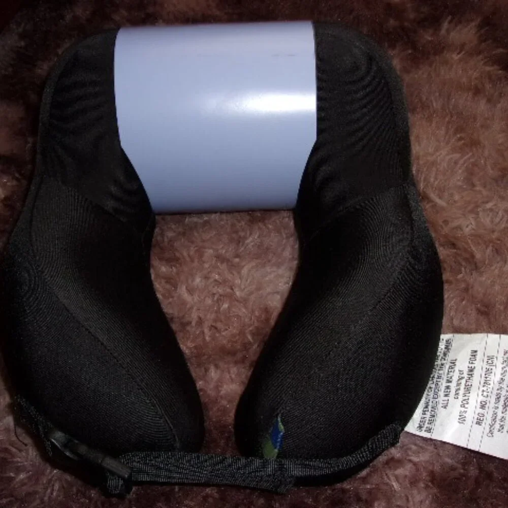 Contoured Memory Foam Neck Pillow Open Story New